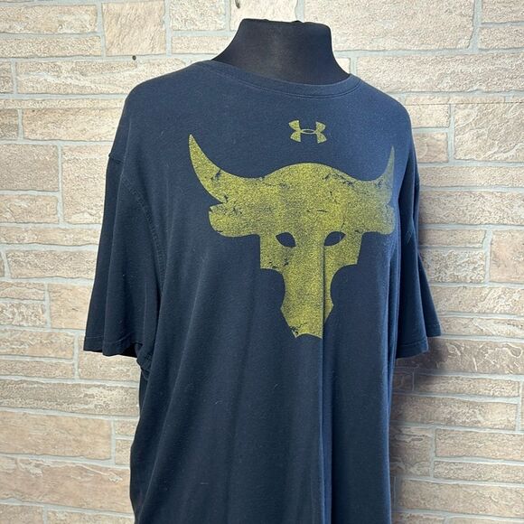 Under Armour The Rock Tee Shirt Size XL Dwayne Johnson - Picture 2 of 6